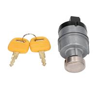 HPZIHUIT Ignition Switch KHR3078 Alloy Steel Red Copper Excavator Ignition Start Switch with 2PCS Keys for SH210 5