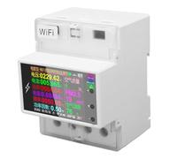 HPZIHUIT Multifunctional Power Meter DIN Rail 2.4in TFT Display Electric Energy Monitor WIFI Switch AC85-265V