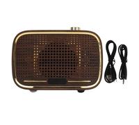 HPZIHUIT Retro Bluetooth Speaker 1500mah Clear Sound USB Port Mini Wireless Bluetooth Speaker for Kitchen Desk Bedroom