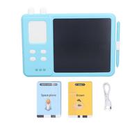 HPZIHUIT Talking Flash Cards Writing Tablet Early Educational LCD Drawing Board Pad Toy for Children (Blue)