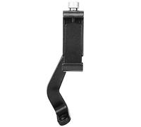 HPZIHUIT Universal Aluminium Alloy Rearview Mirror Mobile Phone Support Charging Bracket 360 Degree Rotation Navigation Stand for Motorbike Bike (Black)