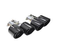 HPZPRPCEW 1 Pair Carbon Fiber Exhaust Pipe For G20 G21 330i M340i 440i 2019 2020 M-Sport Car Quad Exhaust Muffler Tips Tailpipe