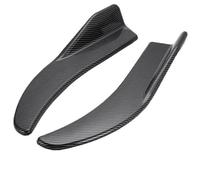 HPZPRPCEW 1 Pair Universal Black Car Carbon Fiber Bumper Spoiler Front Lip Anti-Collision Small Surround Corner Head(Carbon fiber)