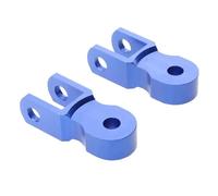 HPZPRPCEW 1 Pair Universal Height Extension Aluminum Bracket For Shock Absorbers Fits Most Motorcycles ATV Four Wheeler Etc(Blue)