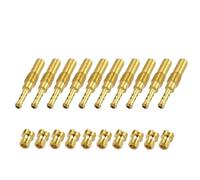 HPZPRPCEW 10/20 PCS for NSR KSR PE PWK PWM for Keihin for OKO for KOSO CVK Mortorcycle Carburetor Nozzle Main Jet and Slow/Pilot Jet Set Replacement(32#-55# 100#-140#)