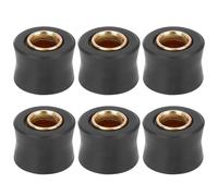 HPZPRPCEW 2/4/5/6/10 Pcs 10mm/12mm/13mmMotorcycle Scooter Rear Shock Absorber Bushing Rubber Ring Wheel Damper Bush(10mm 6Pcs)