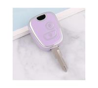 HPZPRPCEW 2 Button For C1 C4 Auto Shell Fob Protector TPU Car Key Case Cover Accessories(Purple)