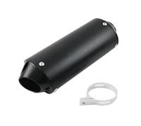 HPZPRPCEW 28MM 32MM 38MM Motorcycle Exhaust Muffler Escape Moto Tailpipe For 110 125 150CC Dirt Pit Bike ATV Modified Accessories(BLACK,32MM)