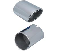 HPZPRPCEW 2PCS Car Styling 304 Stainless Steel Exhaust Muffler Tip Pipe Auto Accessories For Toyota RAV4 2019 2020 2021 2022 2023 2024(Silver)
