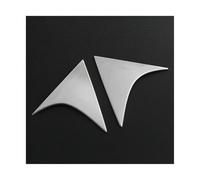 HPZPRPCEW 2pcs For Hyundai For Tucson 2015 2016 2017 2018 ABS Chrome Car Accessories Rear Spoiler Conner Door Cover Decorative Trims