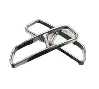 HPZPRPCEW 2PCS/Set For A6 A7 C7 2016 2017 2018 Car Rear Exhaust Tail Pipe Cover Trim Muffler Stainless Steel Auto Styling Accesories
