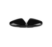 HPZPRPCEW 2x Carbon Look Side Wing Mirror Cover For VW For Golf 6 MK6 GTI GTD 2009-2013 Rear View Cap(Gloss Black,Replace)