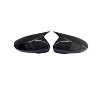 HPZPRPCEW 2X Side Wing Mirror Cover Caps For VW For JETTA MK6 Passat B7 For Scirocco For Beetle Rearview Add On(Glossy black)