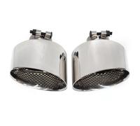 HPZPRPCEW 304 Stainless Steel Mesh Muffler Tail Pipe For A3 A4 A5 A6 A7 RS3 RS4 RS5 RS6 RS7 2014-2024 Upgrade Car Exhaust Tip