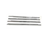 HPZPRPCEW 4 Pcs for Lancer CY CX for Fortis Evo Cz Black Or Chrome Outside Window Glass Rubber Weatherstrip 5727A005(Chrome 4 pcs)