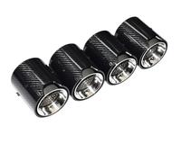 HPZPRPCEW 4 PCS For M2 F87 M3 F80 M4 F82 F83 Car Muffler Tail Pipe Upgrade Mperformance Carbon Fiber Exhaust Tip Dedicated(Style E)