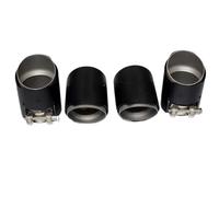HPZPRPCEW 4 PCS For M2 F87 M3 F80 M4 F82 F83 Car Muffler Tail Pipe Upgrade Mperformance Carbon Fiber Exhaust Tip Dedicated(Style D)