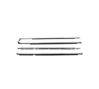 HPZPRPCEW 4 PCS for Toyota for Corolla AE110 AE111 AE115 1995-2002 Chrome Auto Window Weatherstrip Exterior Door Seal Belt Moulding Trim