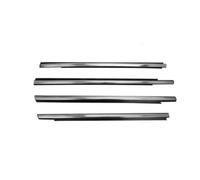 HPZPRPCEW 4 Piece 75720-33040 for Camry 1996-2000 Chrome Outside Window Glass Rubber Sealing Protect Water Retaining Strip