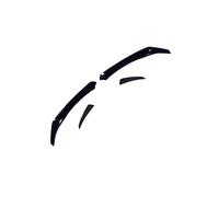 HPZPRPCEW 4Pcs Car Front Bumper Side Spoiler Splitter For Mercedes For Benz CLA C117 X117 CLA200 220 250 CLA45 AMG Facelift 2015-2018 Bodykits