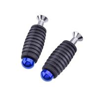 HPZPRPCEW 6mm CNC Motorcycle Footrest Gear Shift Lever Foot Peg Pedal For Y&amaha YZF R1 R6 R3 R25 MT-03 MT07 MT09 MT10 FZ07 FZ09 FZ1(Blue)