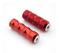 HPZPRPCEW 6mm CNC Motorcycle Racing Gear Brake Lever Footpeg Foot Pedal For Y&amaha YZF R1 R3 R25 R6 R7 R15 R125 MT07 MT09 MT03 FZ09(RED)