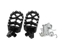 HPZPRPCEW Accessories Footrest Footpeg Foot Pegs Rests Pedal For Sherco For Factory 125 250 300 450 510 SEF SER SER125 SER250 SER300(BLACK)