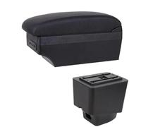 HPZPRPCEW Arm Boxes For R&enault For Captur Kaptur 2018 2019 2020 2021 Kaptur Car Leather HandRest Center Console Storage Box(E1 Black Line)