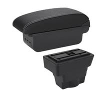 HPZPRPCEW Car Armrest Box For Opel For Astra For Astra J 2012 2013 2014 2015-2020 Central Armrest Box Storage Box Retrofit Part(B3 Black white 3USB)