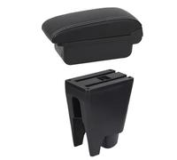 HPZPRPCEW Car Armrest Box For Toyota For Aygo BJ Central Armrest Box Retrofit Parts Center Storage Box(B1 White Line)