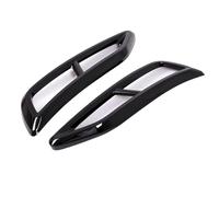 HPZPRPCEW Car Chrome Styling For VW For Tiguan MK2 2021 2022 2023 2024 Gloss Black Exhaust R-Line Rear Bumper Exhaust Tail Cover Trim Accessory