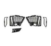 HPZPRPCEW Car Front Bumper Fog Light Grill Cover Side Air Vent Intake Frame Grille For 3-Series G20 G21 G28 M340i 330i 2019 2020 2021(Black Gray)