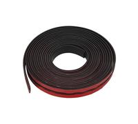 HPZPRPCEW Car Rubber Seal Strips Noise Insulation Auto Protector Sticker Waterproof Window Edge Windshield Roof Sealing Strip(19x22mm)
