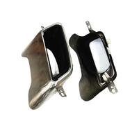 HPZPRPCEW Car Square Style Black/Silver Rear Tail Exhaust Muffler Tip Pipes For Range Rover Sport 2013 2014 2015 2016 2017 2018(Silver)