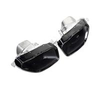 HPZPRPCEW Car Stainless Steel Square Exhaust Tip Muffler Tip For 3 Series G20 G21 330i 320i 330e Upgrade M340i 2019 2020 2021 2022 2023 2024(BLACK)