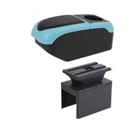 HPZPRPCEW Car Storage Box For Vauxhall For Opel For Adam For Astra J H G For Corsa D C GTC Mokka X Insignia Centre Console(Black Blue)