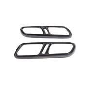 HPZPRPCEW Car Styling Exhaust Pipe Cover Tail Throat Frame Body Accessories Exterior Sticker For Range Rover Sport L461 2023 +(Black B)