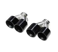 HPZPRPCEW Car Tailpipe Accessories For 6 Series 640i F12 F13 Upgrade M6 Quad Exhaust Carbon Fiber Muffler Exhaust System(Gasoline Black)