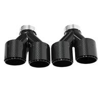 HPZPRPCEW Car Tailpipe Accessories For 6 Series 640i F12 F13 Upgrade M6 Quad Exhaust Carbon Fiber Muffler Exhaust System(Carbon Texture E)