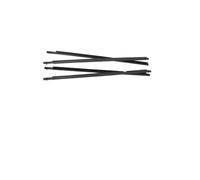 HPZPRPCEW Chrome/Black 4Pcs for Toyota for Corolla 2008-2013 Window Rubber Trim Weatherstrip Seal Strips Door Moulding Glass 7573012300(Black)