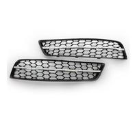 HPZPRPCEW Chrome Black Car Front Fog Light Grill Cover Trim Honeycomb Grill For A3 8P 2009 2010 2011 2012 2013(Chrome)