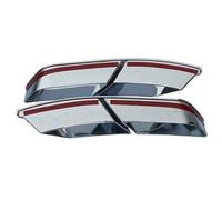 HPZPRPCEW Chrome Car Rear Bumper Decorative Strip Exhaust Pipe Tail Throat Cover Trim For VW For Passat B8 2020 2021 2022 2023 Modification Accessories(Silver)