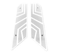 HPZPRPCEW CNC Mapped Anti-Slip Pedals For MAXSYM TL500 TL508 Motorcycle Equipment Accessories(Silver)