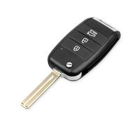 HPZPRPCEW Flip Folding Key Shell Case Car Accessories For KIA For Carens For Cerato For Forte RIO K2 K3 K5(3 Buttons)