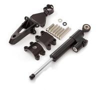 HPZPRPCEW Fo CBR600 F4I CBR600 1999 2000-2003 Motorcycle CNC Aluminum Stabilizer Steering Damper Mounting Bracket Kit(Black2+Black)