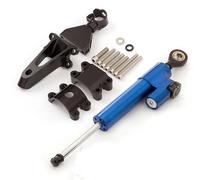 HPZPRPCEW Fo CBR600 F4I CBR600 1999 2000-2003 Motorcycle CNC Aluminum Stabilizer Steering Damper Mounting Bracket Kit(Blue1+Black)