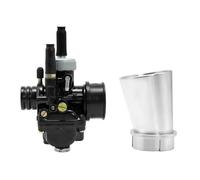 HPZPRPCEW For 17 19 21mm Motorcycle For Dellorto Carburetor With Trumpet For 50cc-100cc ZSDTRP For PHBG DS For Racing(A 17mm)
