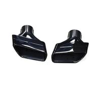 HPZPRPCEW For 5 Series G30 G31 525i 530i 540i 2019 2020 2021 2022 2023 Car Exhaust Pipe Upgrade Square Mouth Black Muffler Tip Nozzle(Black A)