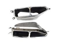 HPZPRPCEW For 7 Series G11 G12 730 740 750 2019 2020 2021 Sports Edition Exhaust Pipe Modification M760 Square Mouth Quad Tailpipe(Silver)