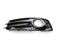 HPZPRPCEW For A3 8P S-Line 2009-2012 8P0807682 8P0807681 Chrome Silver/Black Car Front Fog Light Grille Cover Fog Lamp Grill(Left)
